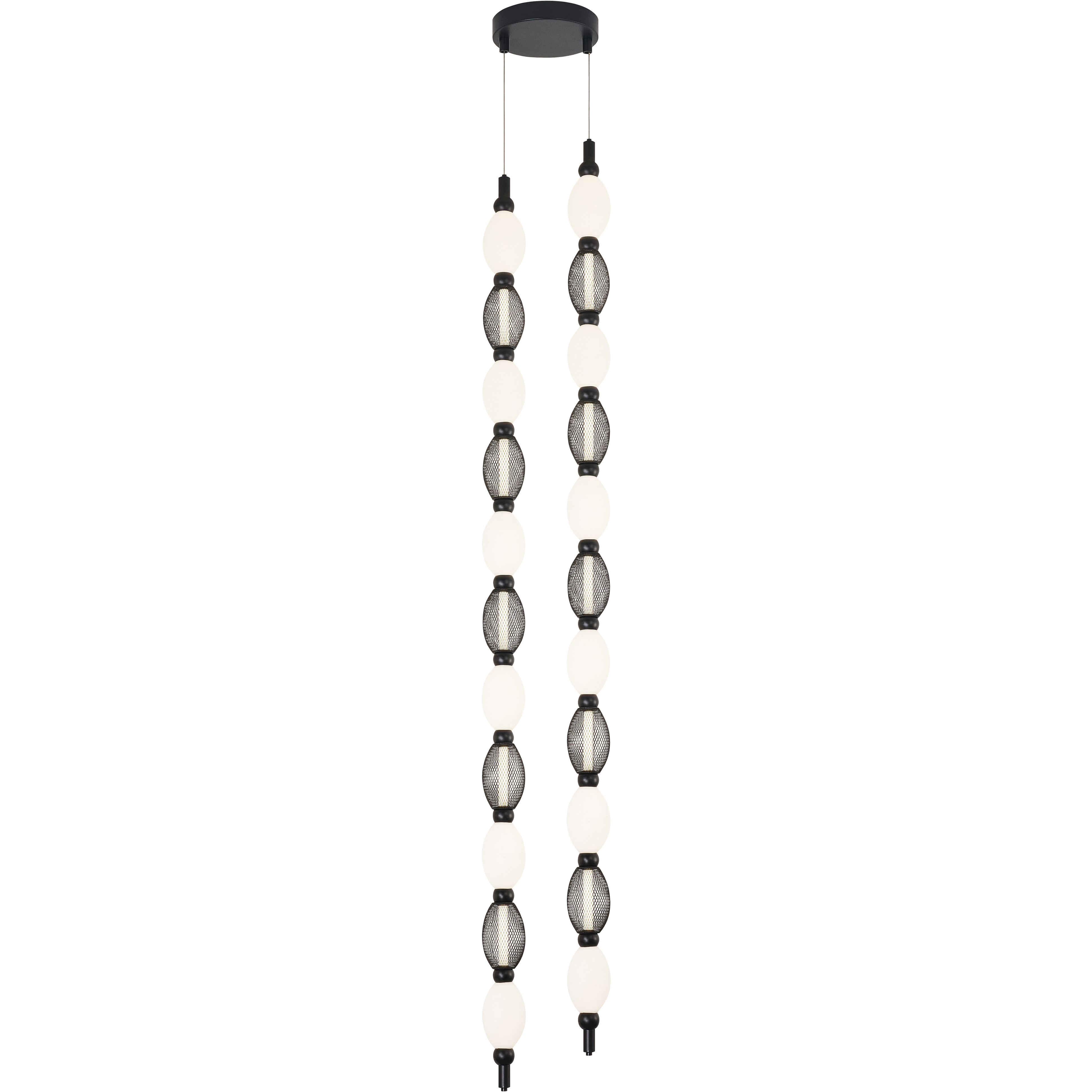 Tentacles LED 9.38 inch Black Pendant Ceiling Light